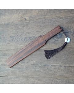 Handcrafted Wooden Massage Paddle | Engraved Wood Therapy Tool | Stress Relief & Circulation Booster with Storage Pouch