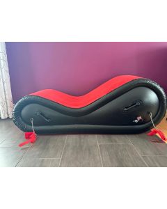 Inflatable S-Shape Lounge Sofa | Ergonomic Relaxation Chaise | Multifunctional Support Cushion for Comfort & Wellness